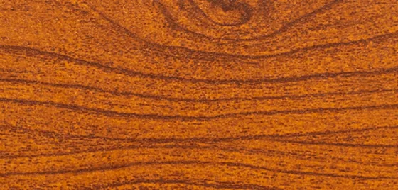 Official CORTIZO sample – aluminium profile with a wood-effect finish, reference DCE805T