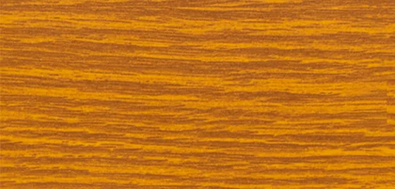 Official CORTIZO sample – aluminium profile with a wood-effect finish, reference DRO314T