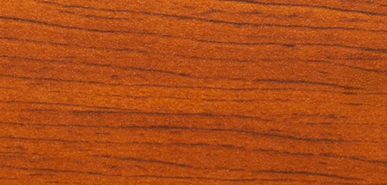 Official CORTIZO sample – aluminium profile with a wood-effect finish, reference DSA805T