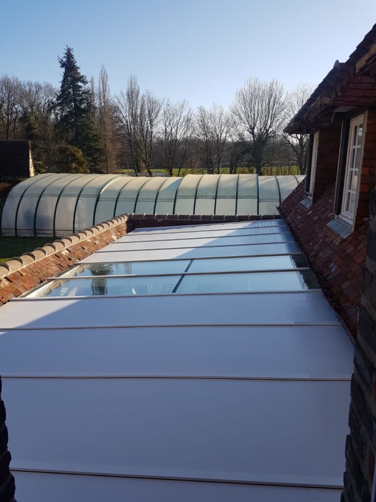 Mixed surfaces, glass and panels