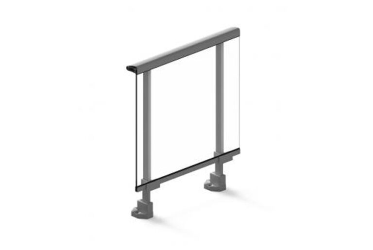 Section through the CORTIZO Railing system, official manufacturer image