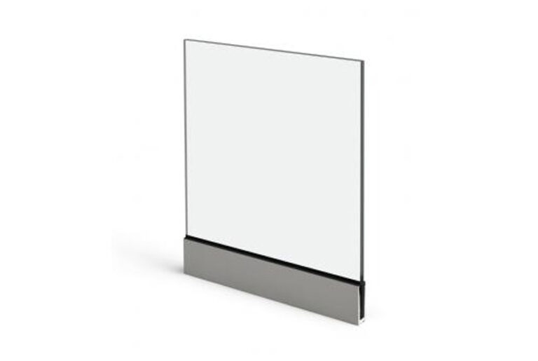 Section through the CORTIZO View Crystal Railing system, official manufacturer image