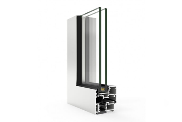 Section through the CORTIZO COR 60 Concealed Sash system, official manufacturer image