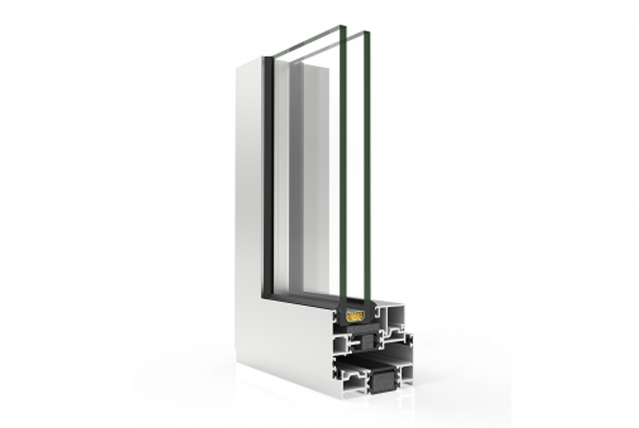 Section through the CORTIZO COR Galicia Premium C16 system, official manufacturer image