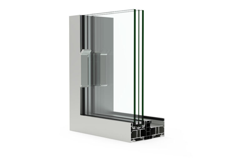 Section through the CORTIZO COR Vision Evolution Sliding system, official manufacturer image