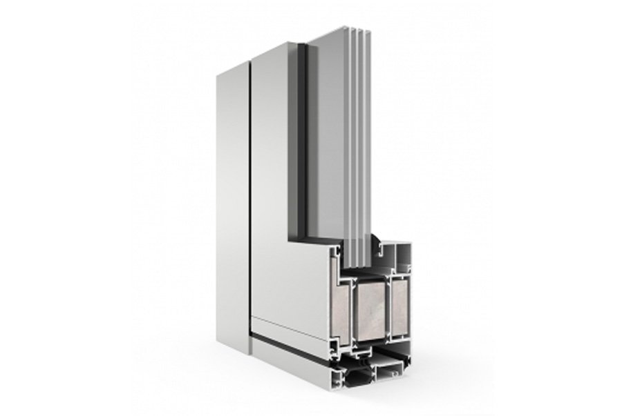 Section through the CORTIZO Millennium FR door system, official manufacturer image