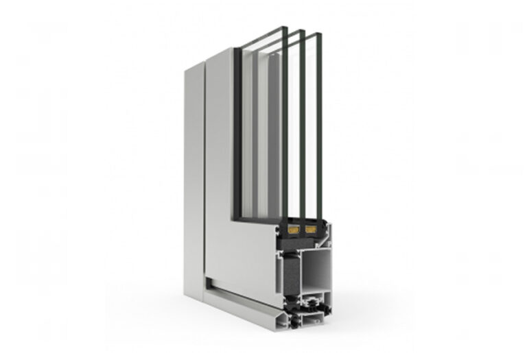 Section through the CORTIZO Millennium Plus 70 door system, official manufacturer image