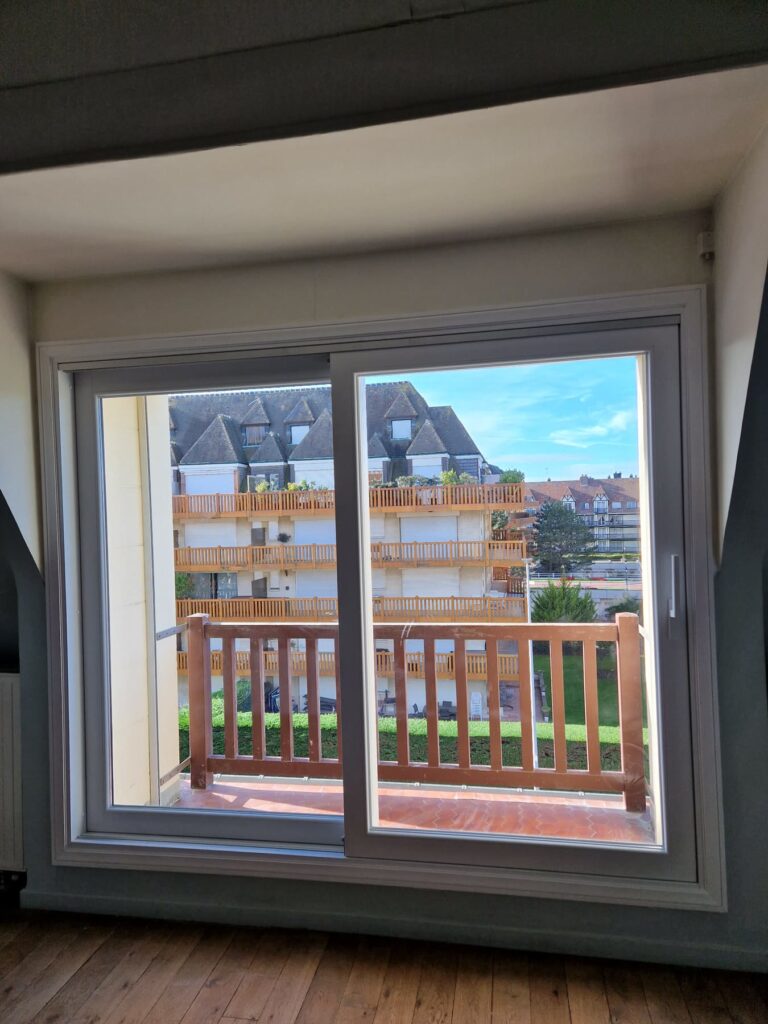 Residential building, Deauville, France — interior detail