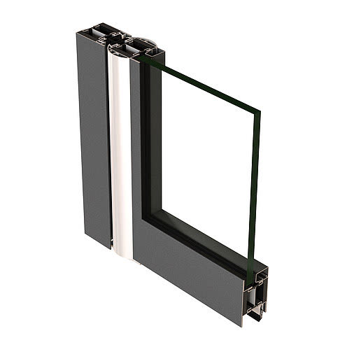 Jansen Janisol 2 – 90° corner section of the EI30 finger-trap-protected door, official render
