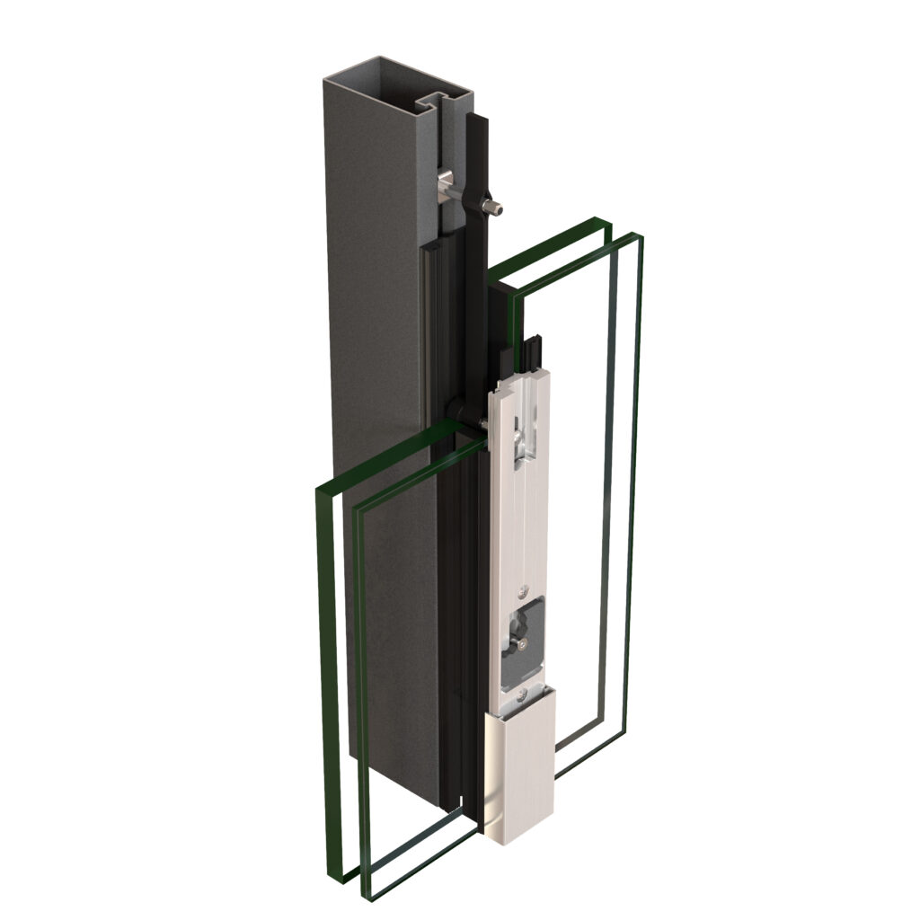 A fire-resistant façade, Jansen VISS Fire EI30 RC2/RC3 system