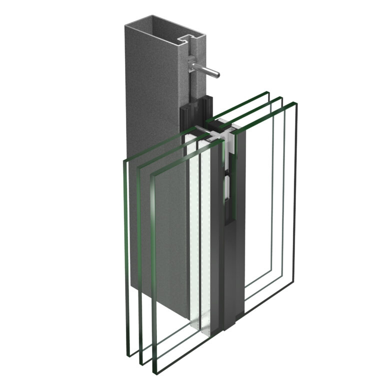 A structurally bonded façade, Jansen VISS SG system