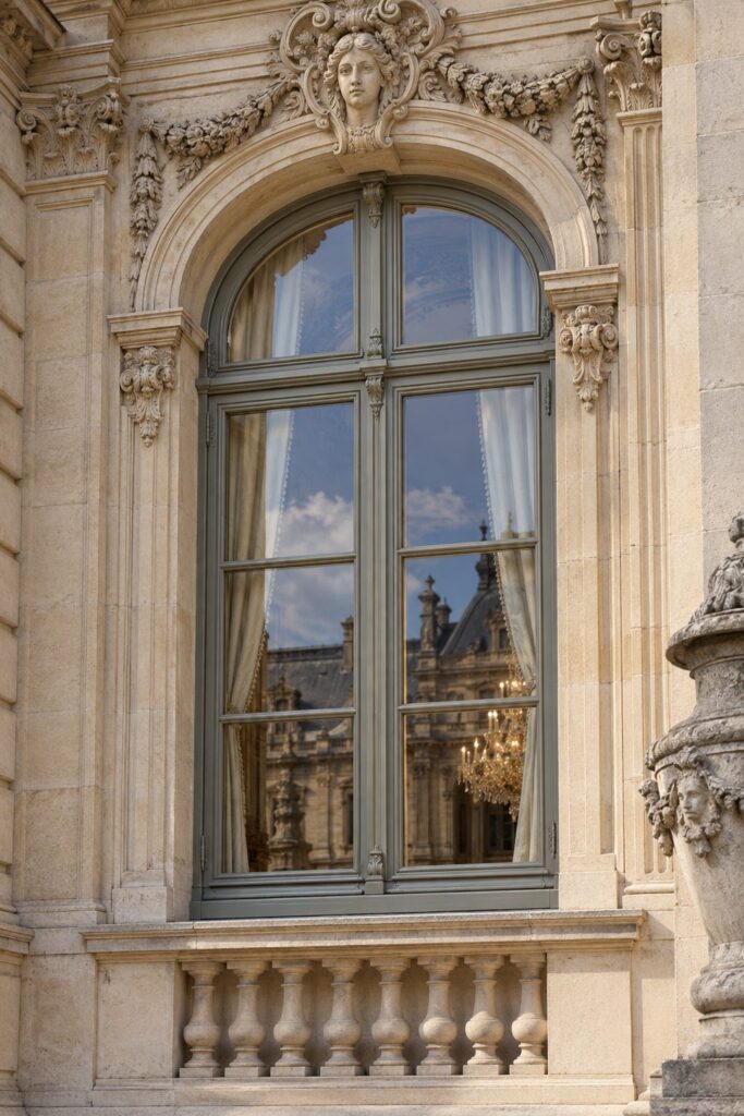 A timber window made for a heritage building, with the division and glazing bars reproduced from the original