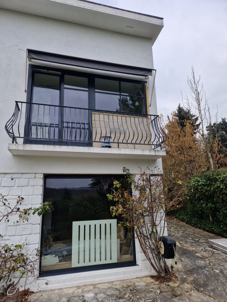 Detached house, France — façade detail