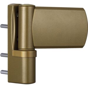Balama aplicată greenteQ TB 120.ZD.K pentru uși din PVC, finisaj perlgold