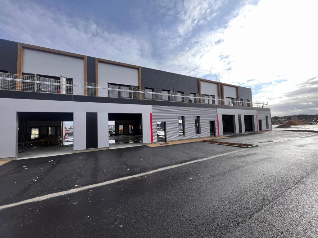 Business park, Poitiers, France — exterior view